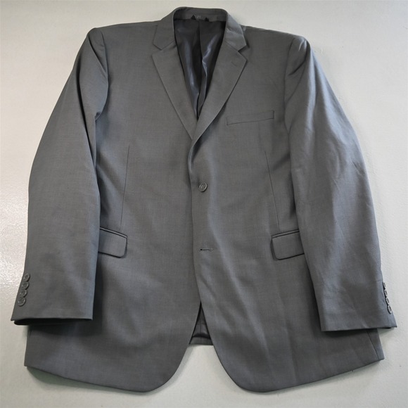 Caravelli 48L 40x38 Gray Super 150s Harry Mens Jacket Pants Suit - Picture 2 of 12
